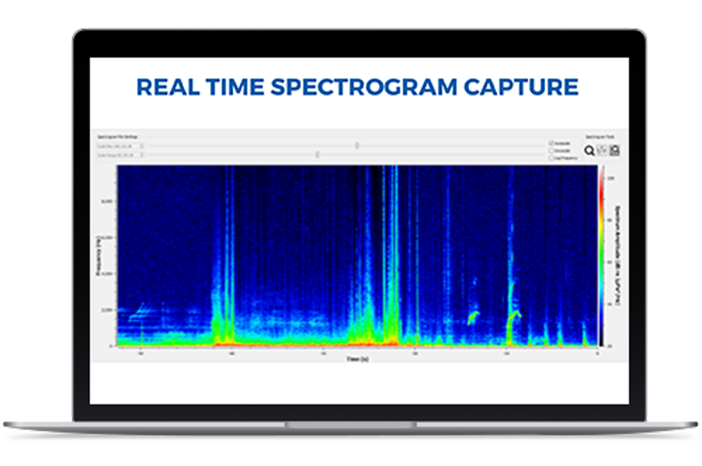 TRAC software on laptop